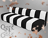 Wavy Black Sofa