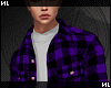 ⛧ Purple Flannel Shirt
