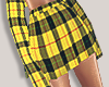 I│Plaid Skirt Yllw RLL