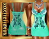 [L] Mint Butterfly Dress