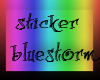 [bstrm]blue sticker