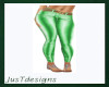JT Satin Jeans in Green