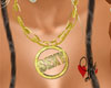 necklace sexy gold 