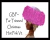 GBF~Fur Trim Pink Hat V2