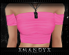 xMx:Crop Top Pink