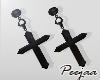 PJ 🖤 Cross Earrings