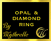 LUSH OPAL DIAMOND RING