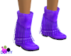 purple fringe boots