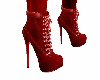 *F70 Red Suede Boots