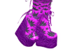 Weed Baby Purple Heels