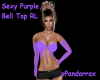 Sexy Purple Bell Top RL