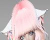 White Cat Ears Pink Bows