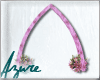 *A* Pink Wedding Arch