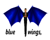 blue aminated wings,