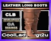 LEATHER LONG BOOTS