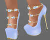 H/Blue Jewled Heels