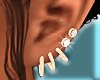 ICY ROSE GOLD EARRINGS