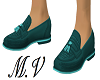 Teal/Mint Loafers