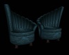 TEAL DECO CHAIRS