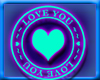 *LoveYou*Stamp neon