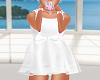Cute White Bow Dress