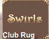 Swirls Club ResizableRug