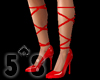 <5^8> hot red heels