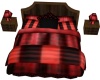 [bdtt] Red Blk Sleep Bed