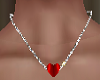 Red Heart Necklace