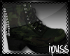 !iP Spiked Camo Boots