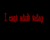 {VM} Cant Adult: Red