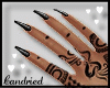 Black nails  inked