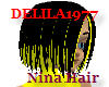 Nina hair Yellow/Black