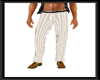 S4E White Striped Pants