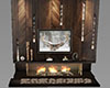 Country Wall  Fireplace