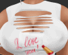sw White Lipstick Top