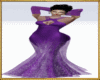 Purple sparkle gown 1