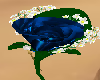 blue flower boutonnierre