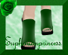 PVC Sandal Heels Green