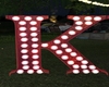 K Letters Animated Sign