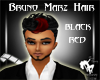 Bruno Mars Hair Blk Red