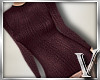 *V* Wine Knit Sweater