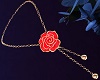 Gold&Red Roses Neck