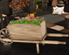 Wooden Cart with Flowers