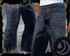Worn Jeans - Dark Blue