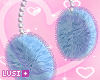 ♥ Blue Earmuffs