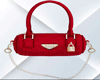 [A] Locked Red Handbag