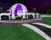 Purple Black White Room