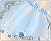 Oara Ruffle skirt blue