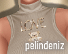[P] Teddy beige top